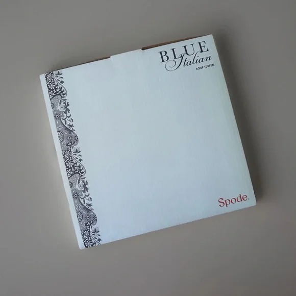Spode Blue Italian  3.4L(6pt) Soup Tureen New In Box - Picture 4 of 5